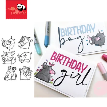 

NO.1 Elephant Metal Cutting Dies and Stamps for Stencils Photo Album Embossing Paper Making Scrapbooking Knife Mold Crafts Dies