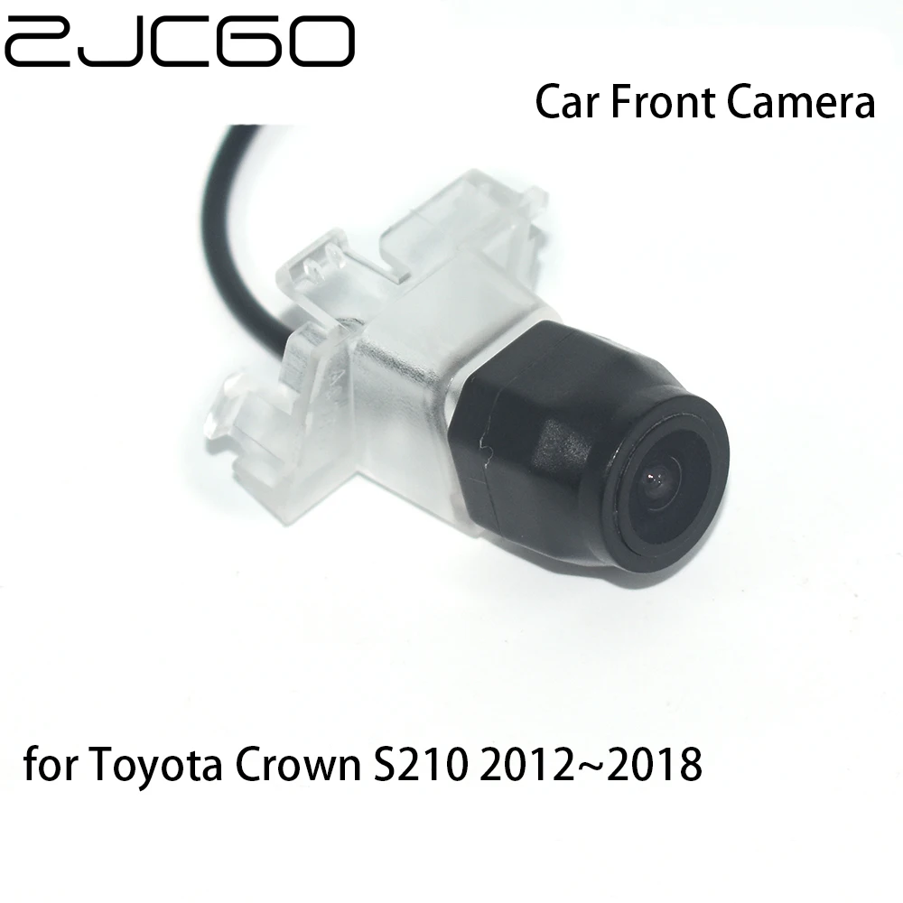 

ZJCGO CCD HD Car Front View Parking LOGO Camera Night Vision Positive for Toyota Crown S210 2012 2013 2014 2015 2016 2017 2018