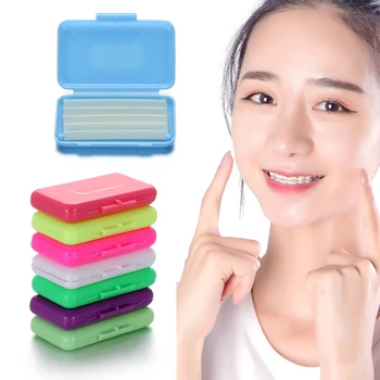 

Hot 6 Boxes Orthodontic Relief Irritation Fruit Flavour Wax Sticks Wax Braces Gum Care Dental Tool Oral Beauty Teeth Health