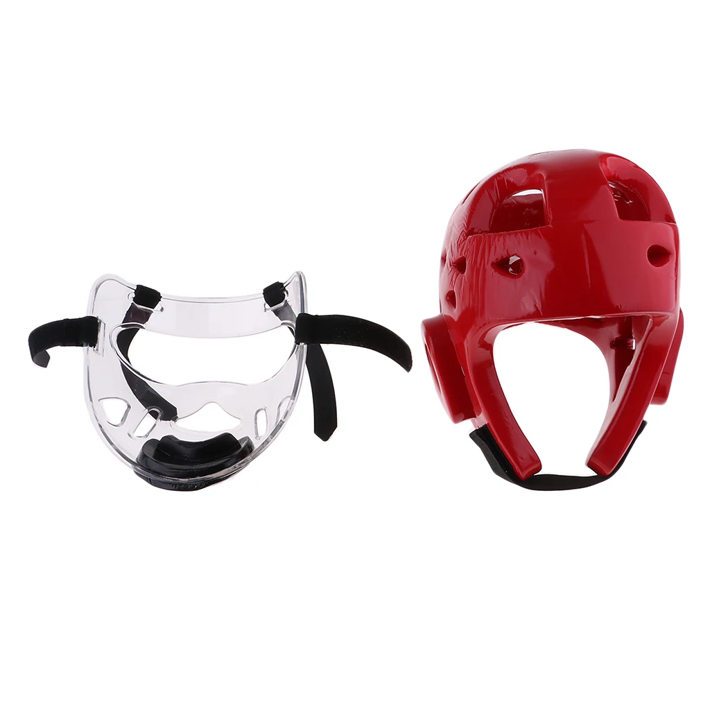 Kids Youth PU MMA Boxing Helmet Muay Thai Head Face Guard Karate Taekwondo Training Headgear for Boys Girls
