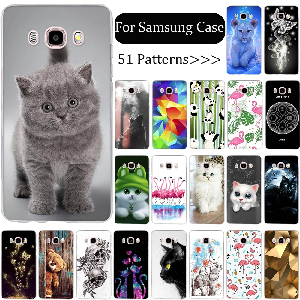 Silicone Case For Samsung Galaxy J3 J5 2017 J2 Core J3 J5 2016 Case Cover Soft TPU Painting Back Cover For Samsung J2 Core Case
