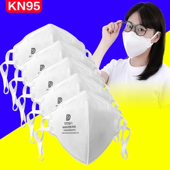 

10/100Pcs KN95 Dustproof Anti-fog And Breathable Face Masks 95% Filtration KN95 Mask Mouth Mask Anti Smog Strong Protective Mask