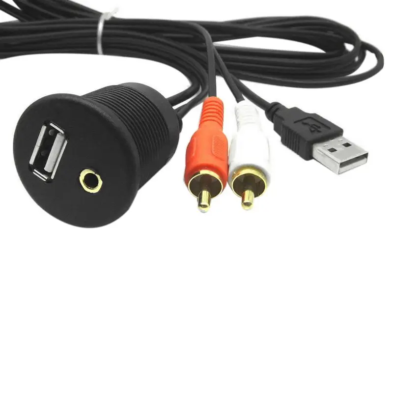 Аудио Универсальный USB/3,5 мм вспомогательный интерфейс крепление и кабель 1 м
