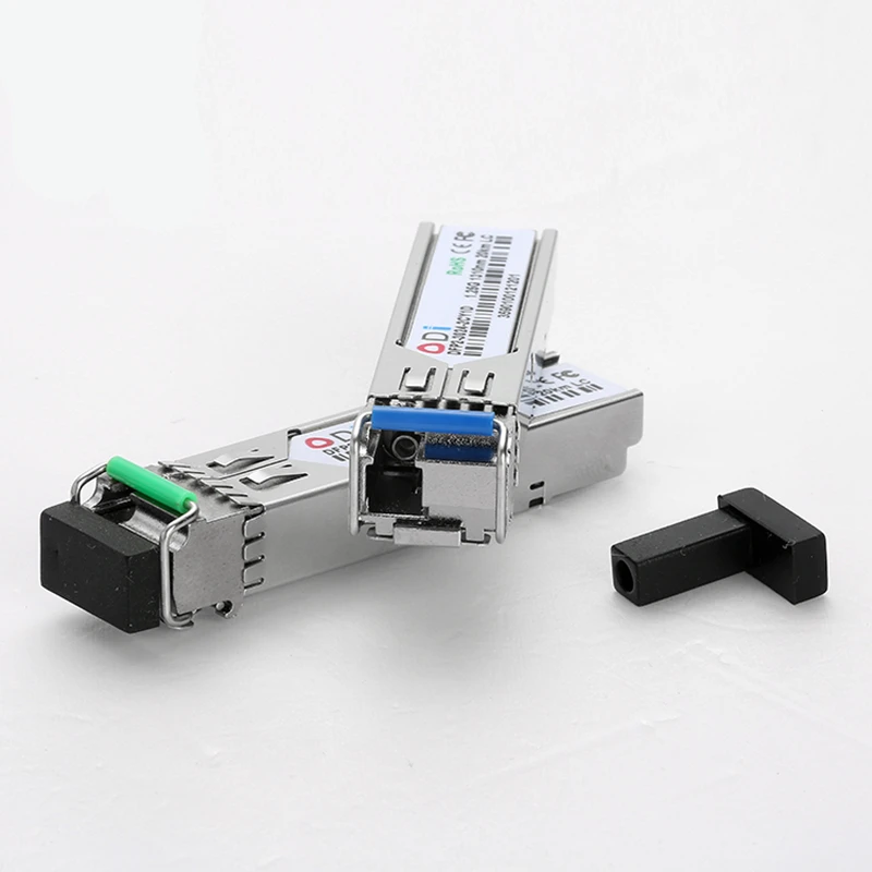 LC SFP Fiber optic module Industrial grade -40~+80 Celsius 1.25G20KM 1310/1550nm Single-SFP compatible with Mikrotik Cisco