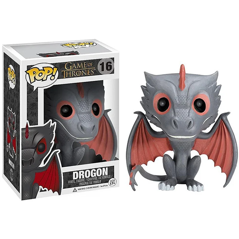 Arya stark Funko pop игра ThronesJon Snow daeneris Targaryen Drogon модель Фигурка Коллекционная модель игрушки для подарка аниме фигурка