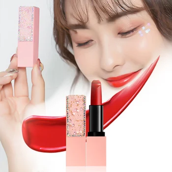 

2019 Hot Women Moisturizing Lipstick Long Lasting Nourish Lipsticks Makeup Tools New Fashion Girl Ladies Lipgloss t6