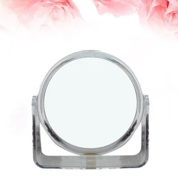 

Round Beauty Makeup Mirror Double-Sided Tabletop Cosmetic Mirror (Transparency)