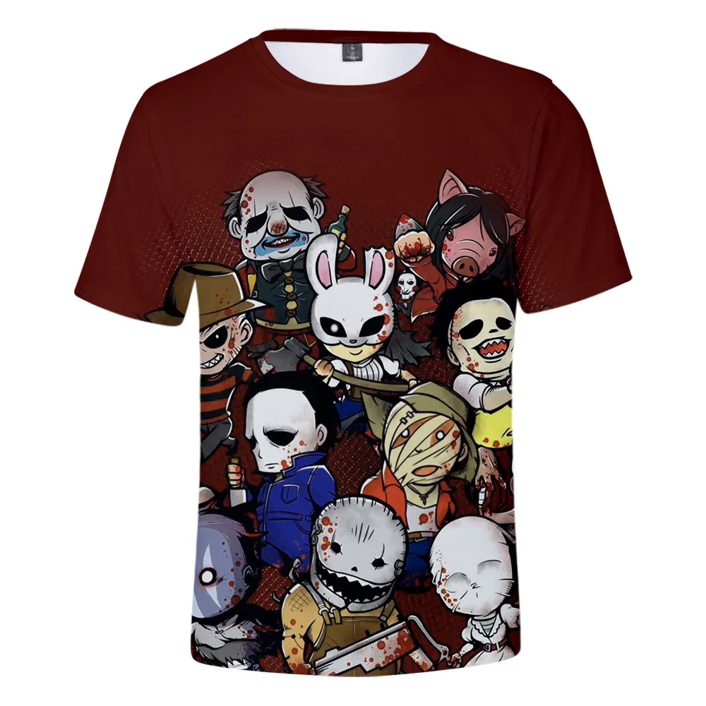 Camiseta de Dead Daylight para hombres y mujeres, ropa de calle con estampado 3D de juego de terror, de gran tamaño, a la moda, Harajuku, Hip Hop, Tops, Unisex|Camisetas| - AliExpress