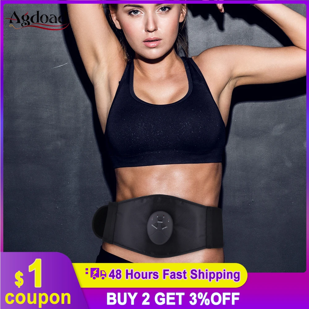 Belly Fat Burner EMS Electric Slimming Belts Heating Massage