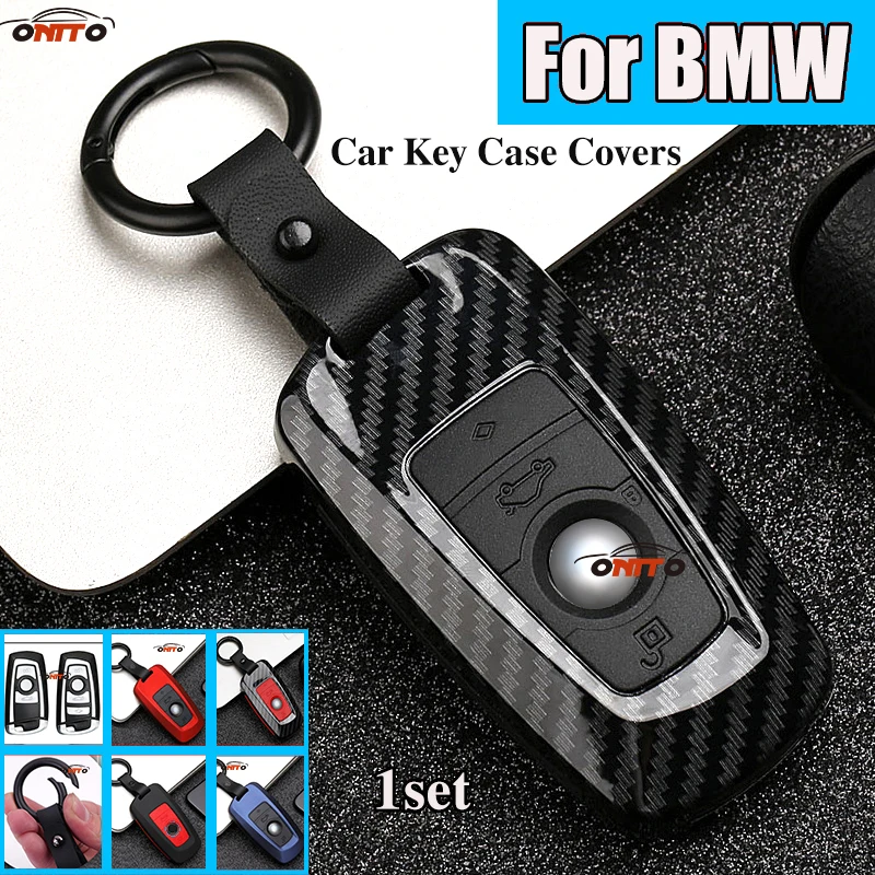 buy ABS Carbon Black red Car Key Case Key Cover Key Shell Protector for BMW 1 3 5 7 Series F10 F20 F30 Z4 X1 X3 X4 M1 M2 M3 E90