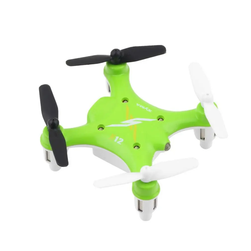 Зеленый Syma X12 мини 6-Axis Gyro 4CH мини квадрокоптера FPV 2,4 Ghz Дистанционное Управление - Цвет: Зеленый