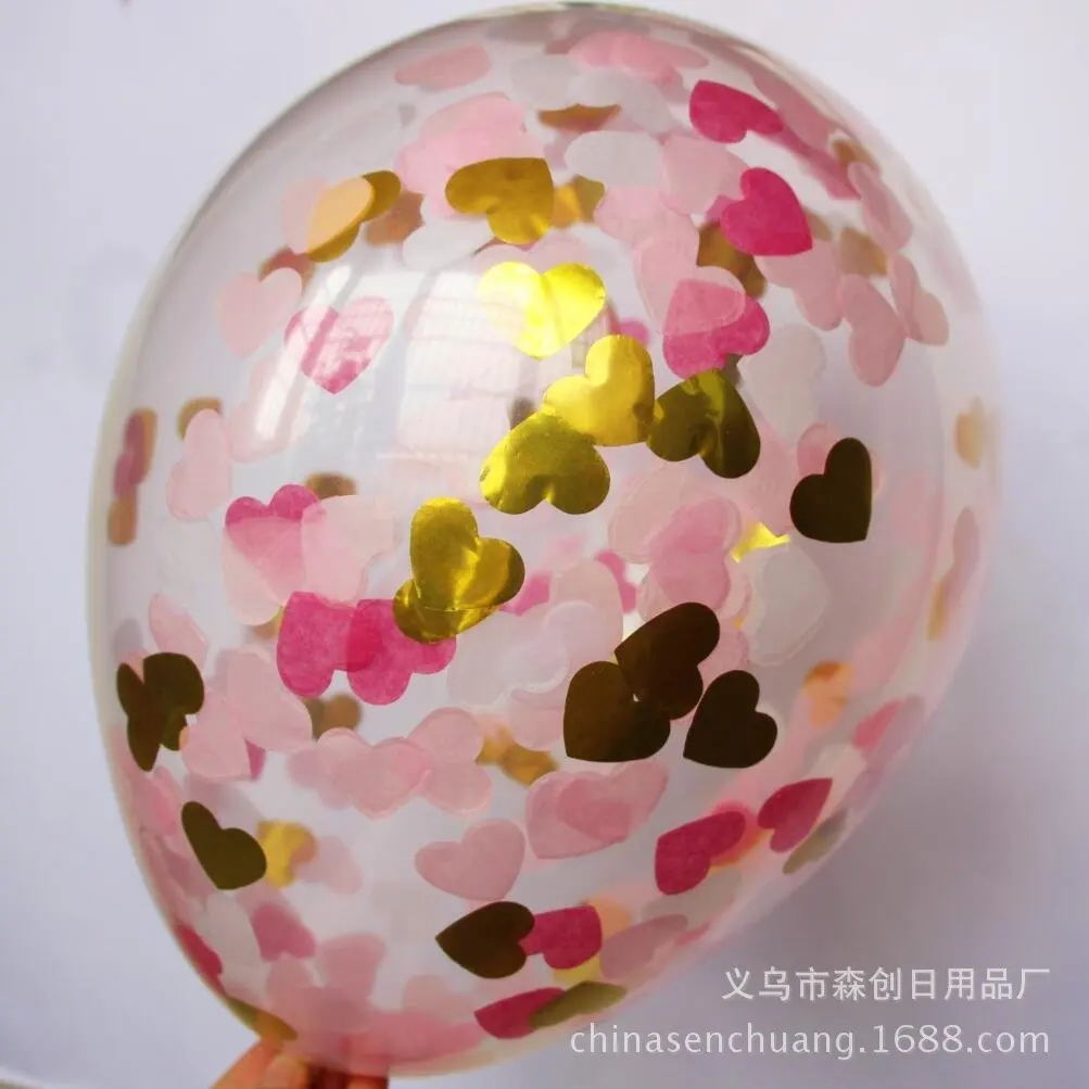 Лидер продаж 12 дюймов 18 дюймов 36 дюймов прозрачный конфетти Золотой розовое золото, с пайетками шар вечерние праздничные шары