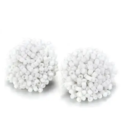 Lifefontier Korean White Flower Petal Drop Earrings Resin Rhinestone Pearl Long Tassel Dangle Earrings For Women Jewelry Girls A880323E