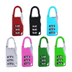 Mini candados de equipaje de 7 piezas, candado de combinación de 3 dígitos para dormitorio, armarios de gimnasio, candado de cajón, Maleta de viaje