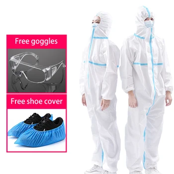 

safety suit Protective Clothing Reusable Protective Clothing clothing ppe suit protective clothing dust Invasion Plastic Insulat