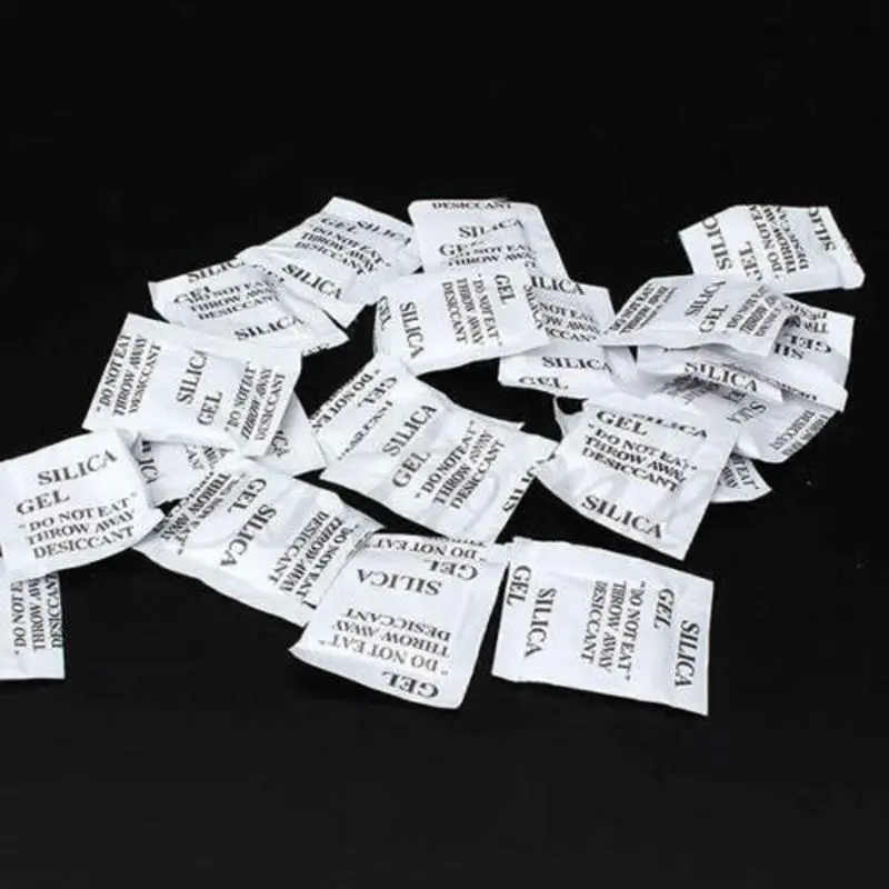 100 Packets Silica Gel Sachets Desiccant Pouches Drypack Ship Drier silica gel desiccant,moisture absorber bag,moisture absorber,moisture absorbing bag