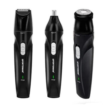 

Mini 3in1 Electric Trimmer Lightweight Portable Safe Implement Hair Removal Shaver Clipper for Man Ear Nose Neck Eyebrow Trimmer