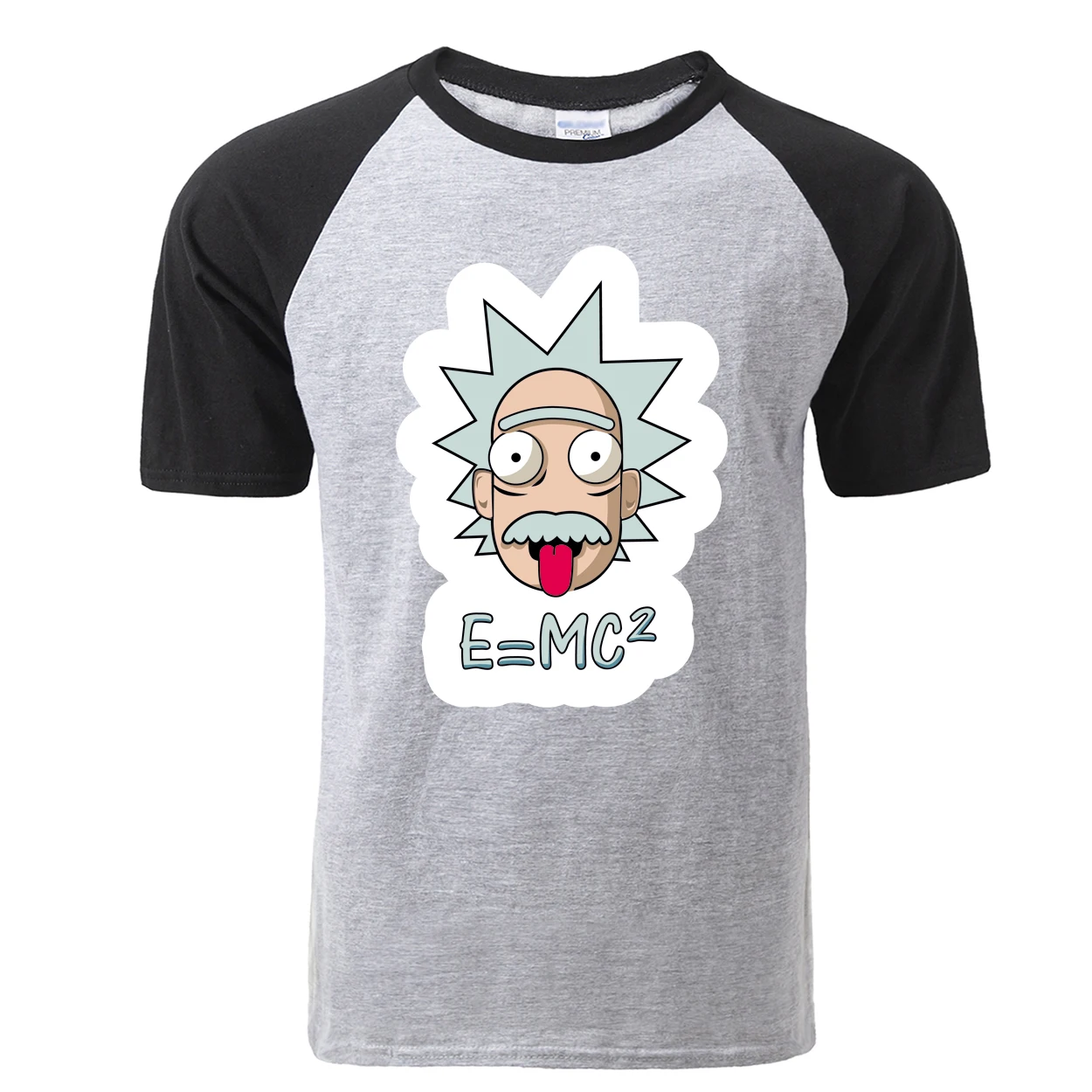 

Rick And Morty Funny T Shirt Geek Style Einstein Tshirt Letter E=MC2 Printed High Quality Casual Cotton Short Sleeve T-shirt