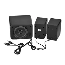 SOONHUA бас музыкальный сабвуферный мини-динамик USB 2,1 проводной комбинированный динамик s с боковым динамиком для сотового телефона