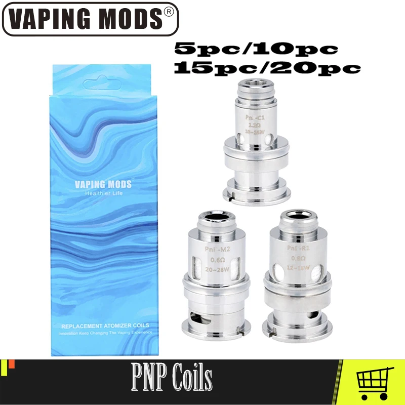 

5pc Replacement Coils Head For VINCI Atomizer C1 1.2ohm R1 0.8ohm VM1 0.3ohm 0.6ohm 0.45ohm Vape Coils Vapor Atomizer Cores