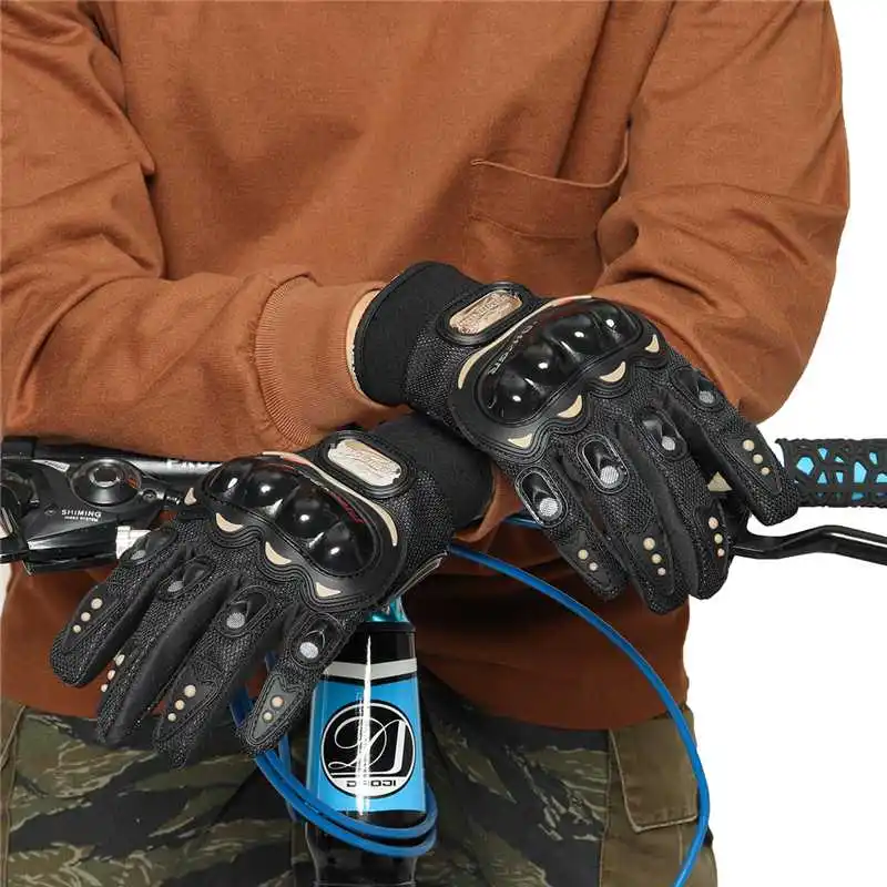 Ветрозащитные велосипедные перчатки мотоциклетные MTB горный велосипед Guantes мотокросс Полный Палец Сенсорный экран регулируемые велосипедные мото перчатки