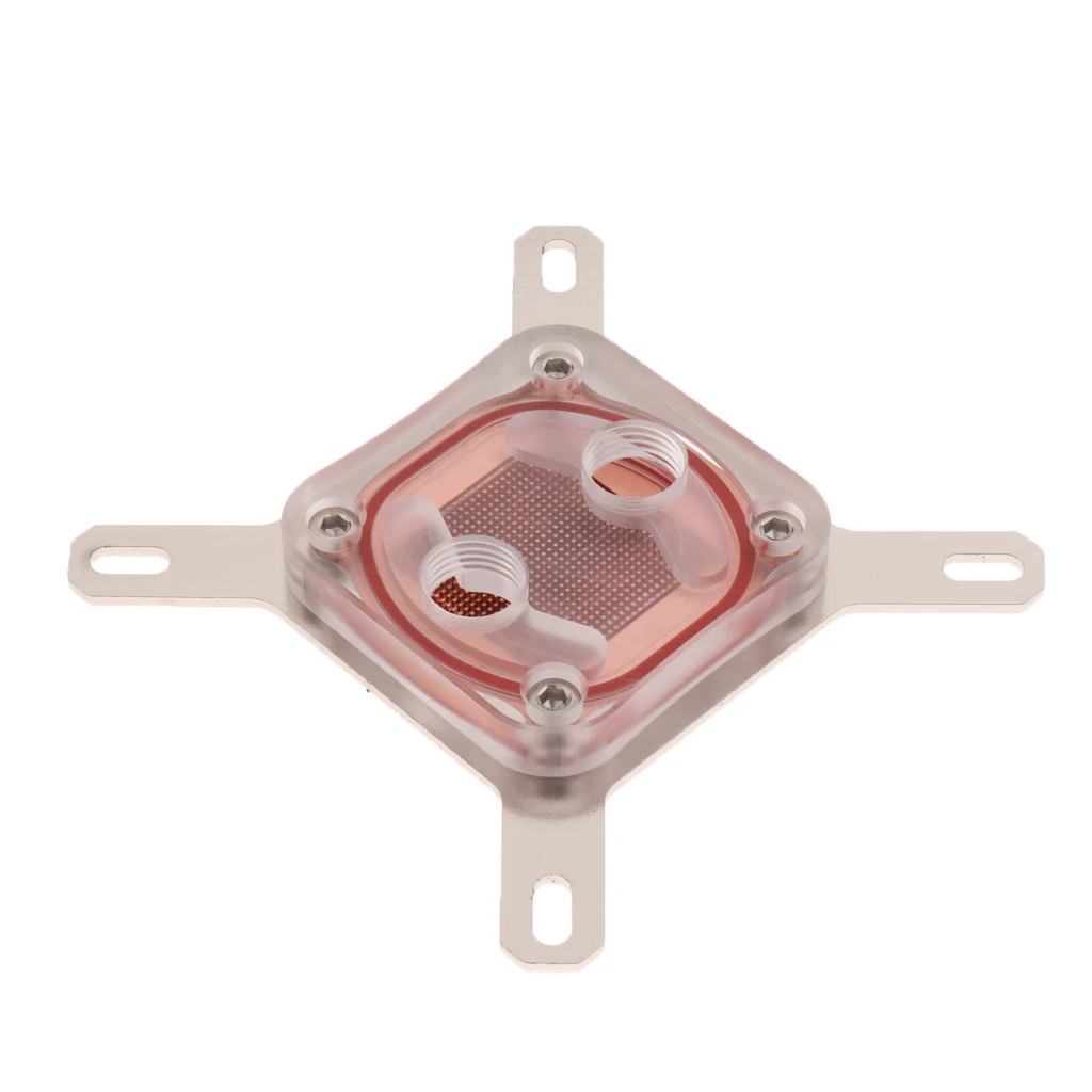 Professional Special CPU Water Cooling Block Waterblock Copper Base Cool #2