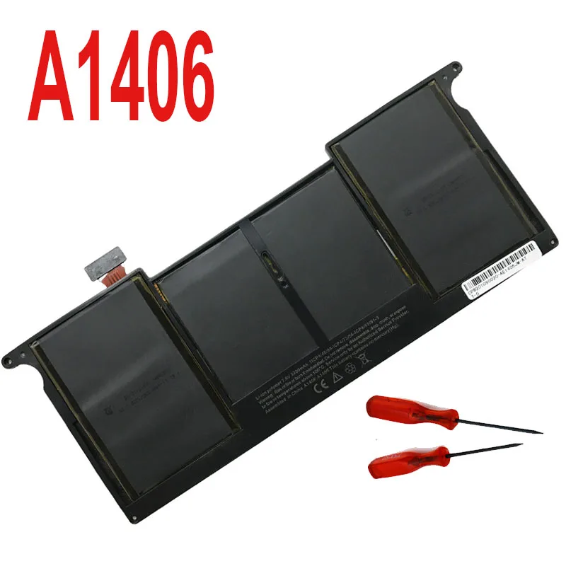 

Laptop Battery A1406 for Apple MacBook Air 11" A1370 Mid 2011 MC965 & A1465 (2012-2015) 35WH 7.3V Battery
