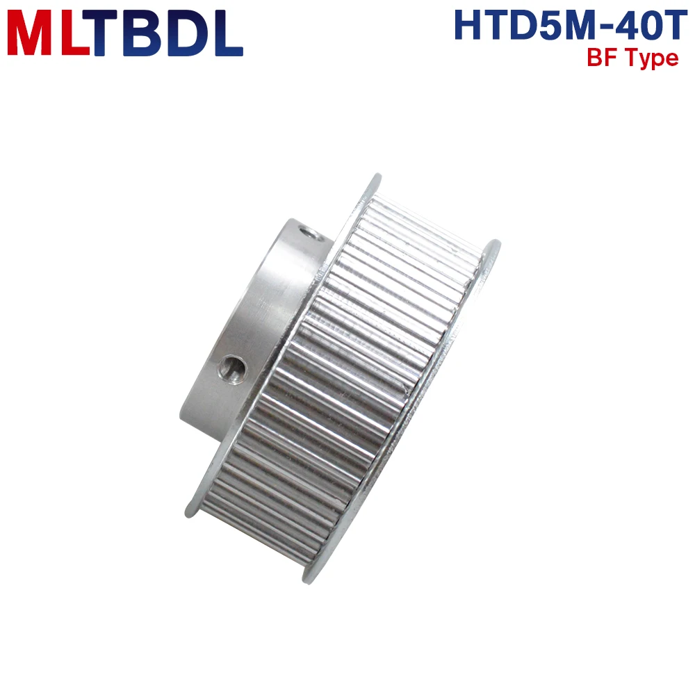 Timing Pulley 5M BF Type 40T Inner Bore 8/10/12/14/15/16/17/20/22/24/25mm 40Teeth 5mm Pitch 16/21mm width HTD