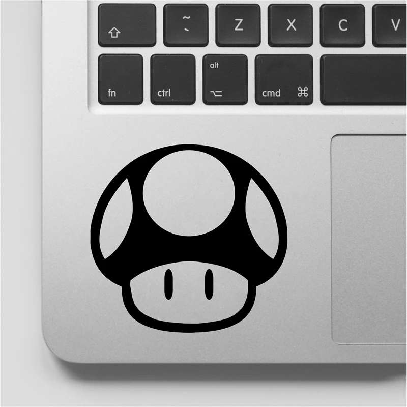 Mario Brothers 1up гриб Виниловая Наклейка Декор окна автомобиля, игра ноутбука наклейка для Apple MacBook Air/Pro украшения
