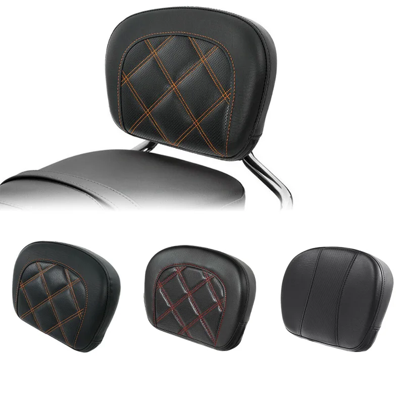 MotorcyclePassengerSissyBarBackrestPadForHarleyTouringRoad