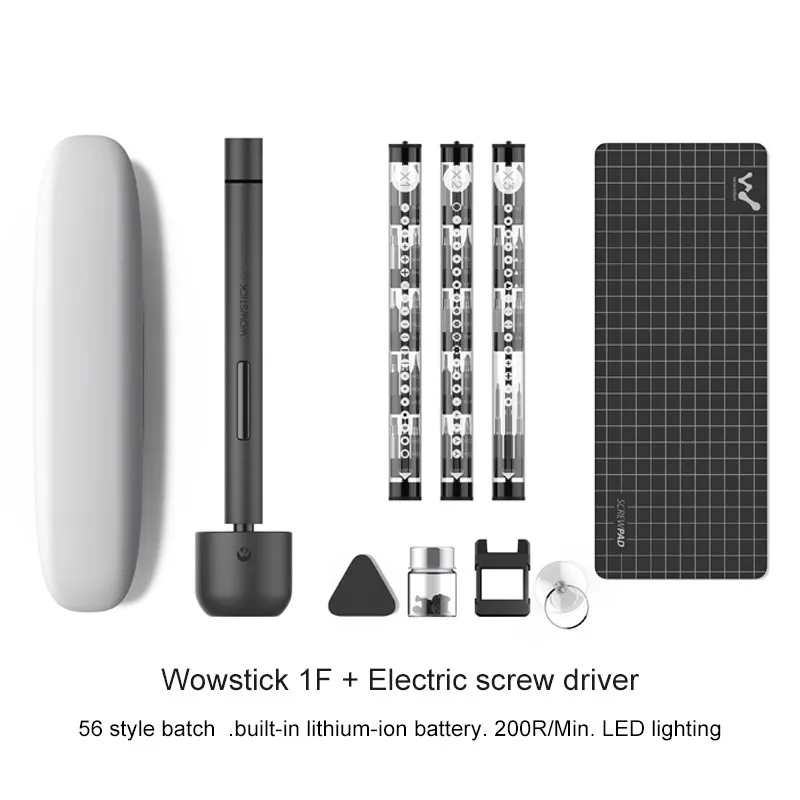 Wowstick 56/набор 1F + Мини Беспроводная электрическая отвертка Прецизионная