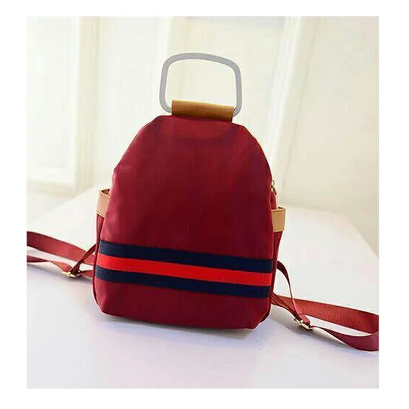 

838 # Multi-functional Triple Use Women's Casual Backpack Hot Sales New Style Mixed Colors Iron Wrist Handbag