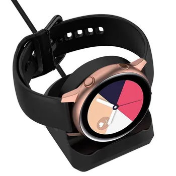 

Smartwatch Charging Dock Cable Lightweight Portable Charger Station Stand Holder for Samsung Galaxy Watch Active SM-R500