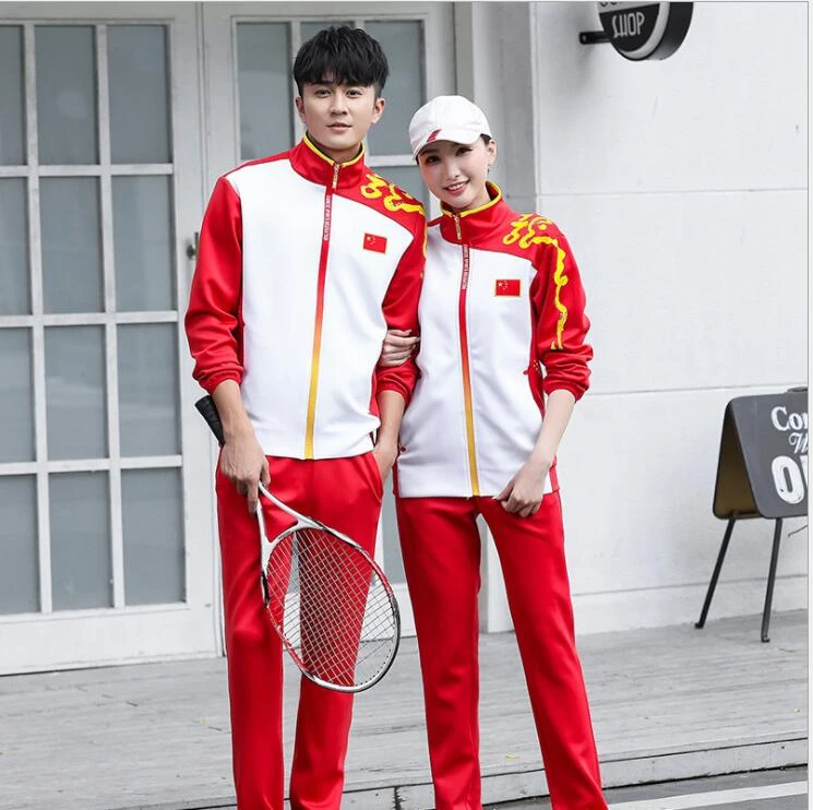 Ropa Deportiva de Equipo Nacional Chino, traje Unisex de equipo uniforme de atletas universitarios, ropa deportiva de primavera y otoño, ropa de clase para estudiantes|Uniformes escolares| - AliExpress