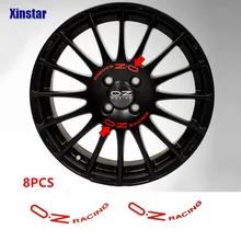 

8PCS Automobile Decoration Sticker 0Z mark wheel decoration sticker is suitable for the wheel spokes sticker of rally car