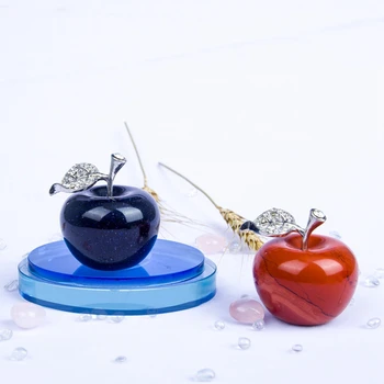 

Natural Beautiful Gemstone Crystal Apple Specimen Quartz Crystal Home Decoration Color Study For Healing Energy Stone Mineral