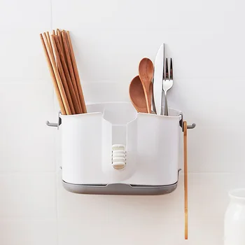 

Creative Nail-free Wall Hanging Steamed Stuffed Bun Cage Kitchen Tableware Storage Box Multifunctional Plastic Steamed Stuffed