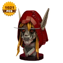 

Moc World of Warcraft Sylvanas Windrunner Bust Action Figure Tribal Chiefs Popular Games Building Block Constructor Boy Toy Gift