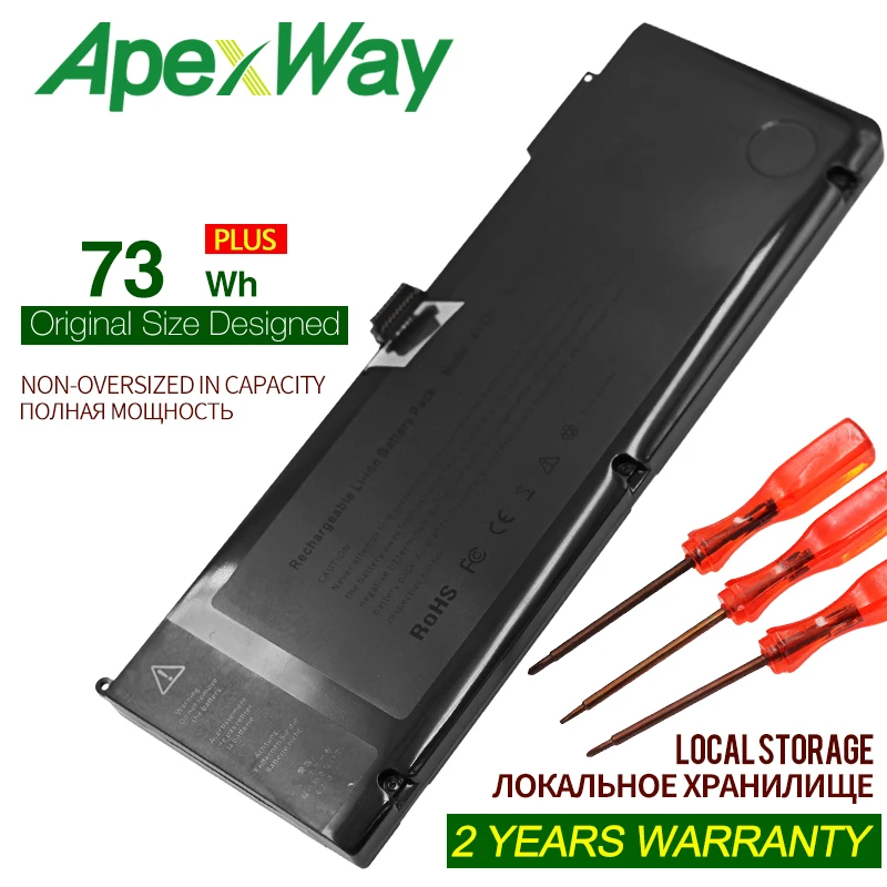 ApexWay11 1v 73WH A1321 Аккумулятор для ноутбука apple mc371 15 дюймов a1286 (mid 2010) mid 2009 Версия |