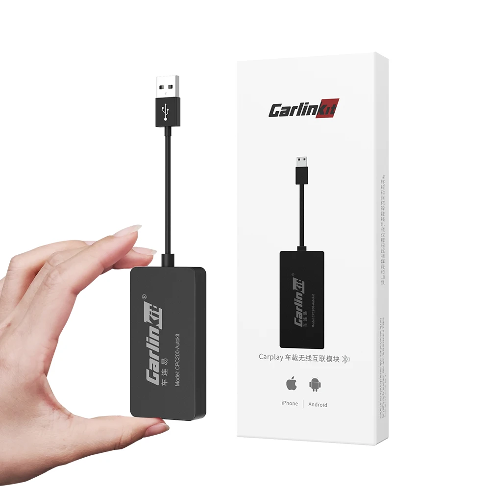 Carlinkit беспроводной адаптер CarPlay Android авто для навигационный плеер Apple Carplay Mirrorlink IOS