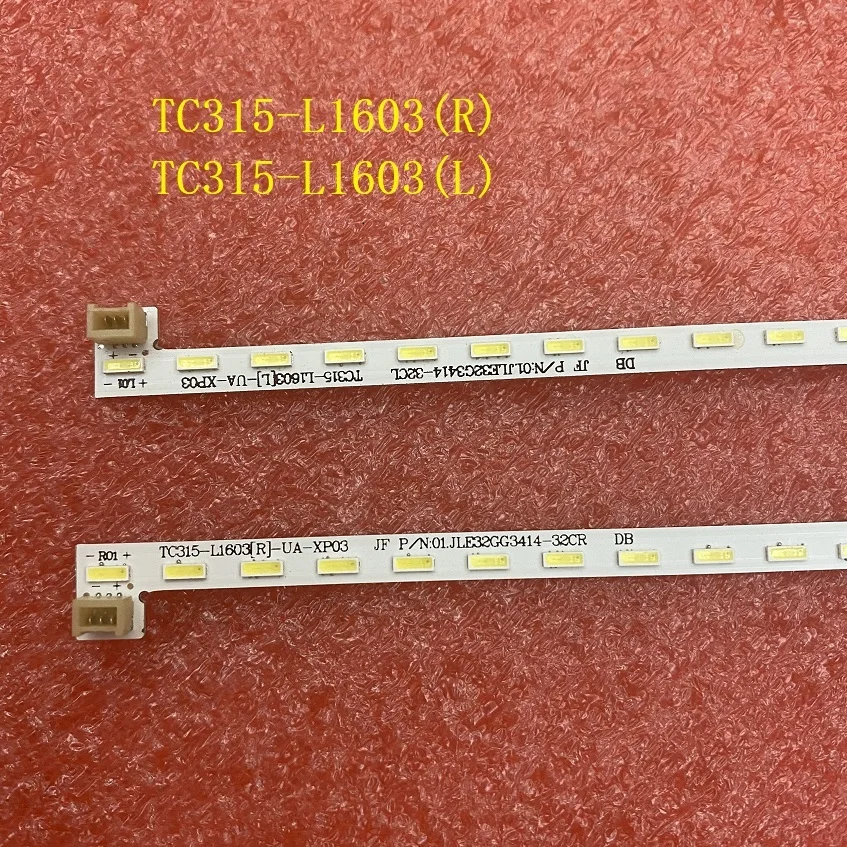 2pcs LED 백라이트 스트립 토성 TV LED32NF 32E9B TC315-L1603(R)-VA-XP01 TC315-L1603(L)