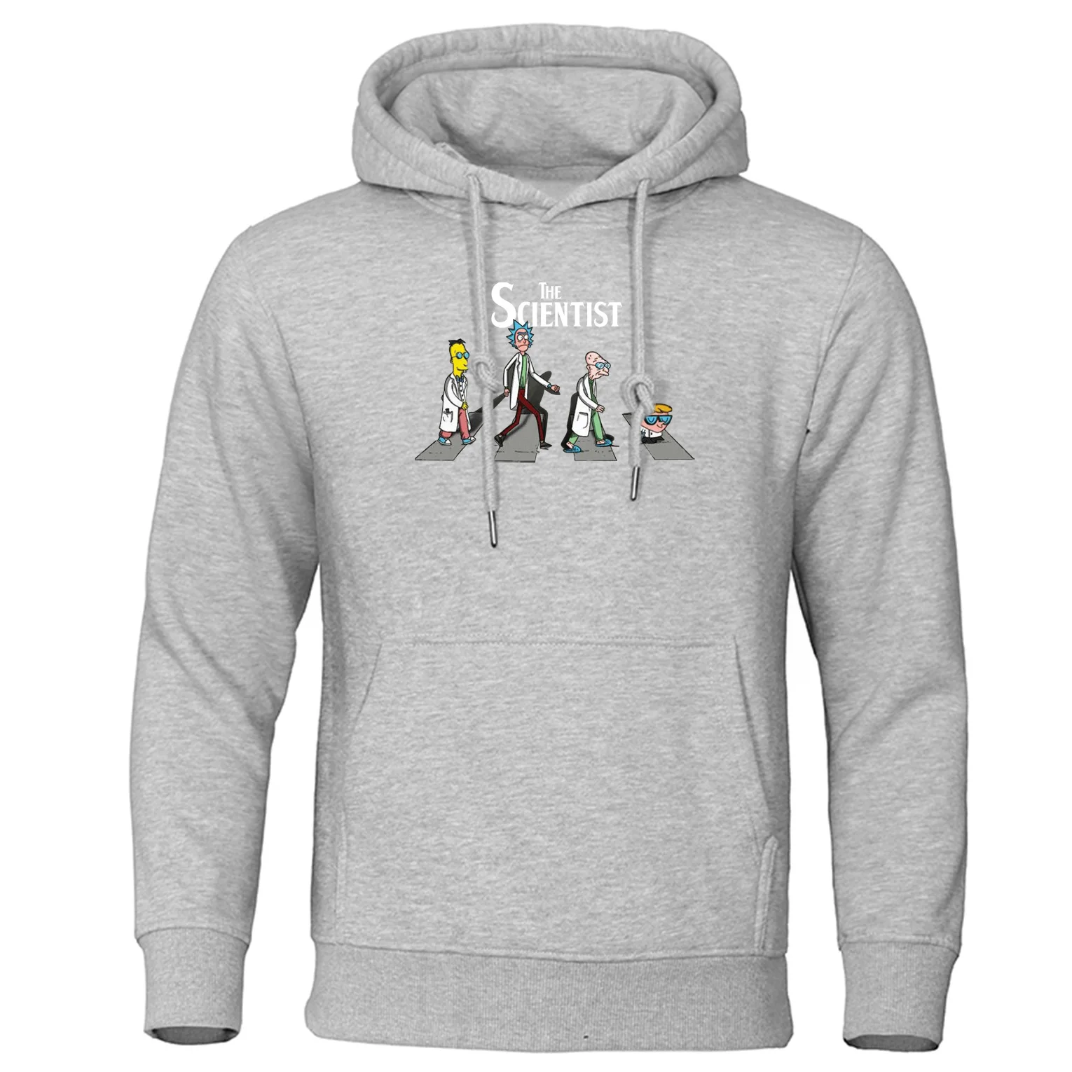 Осенний пуловер дизайн Рик и Морти мужские толстовки веселый принт Толстовка мужская мода Рик Морти Толстовка Мужская Уличная