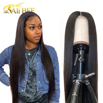 

ALI BFF 13x4/13x6 Lace Front Human Hair Wigs Brazilian sraight Human Hair Wigs 360 Lace Frontal Wig 150% density With Baby Hair