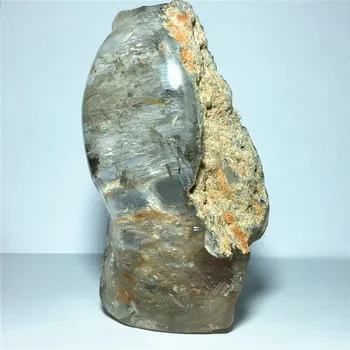 

natural hair quartz crystal specimen Home furnishing decoration stone and crystal raw gemstone Reiki healing rainbow