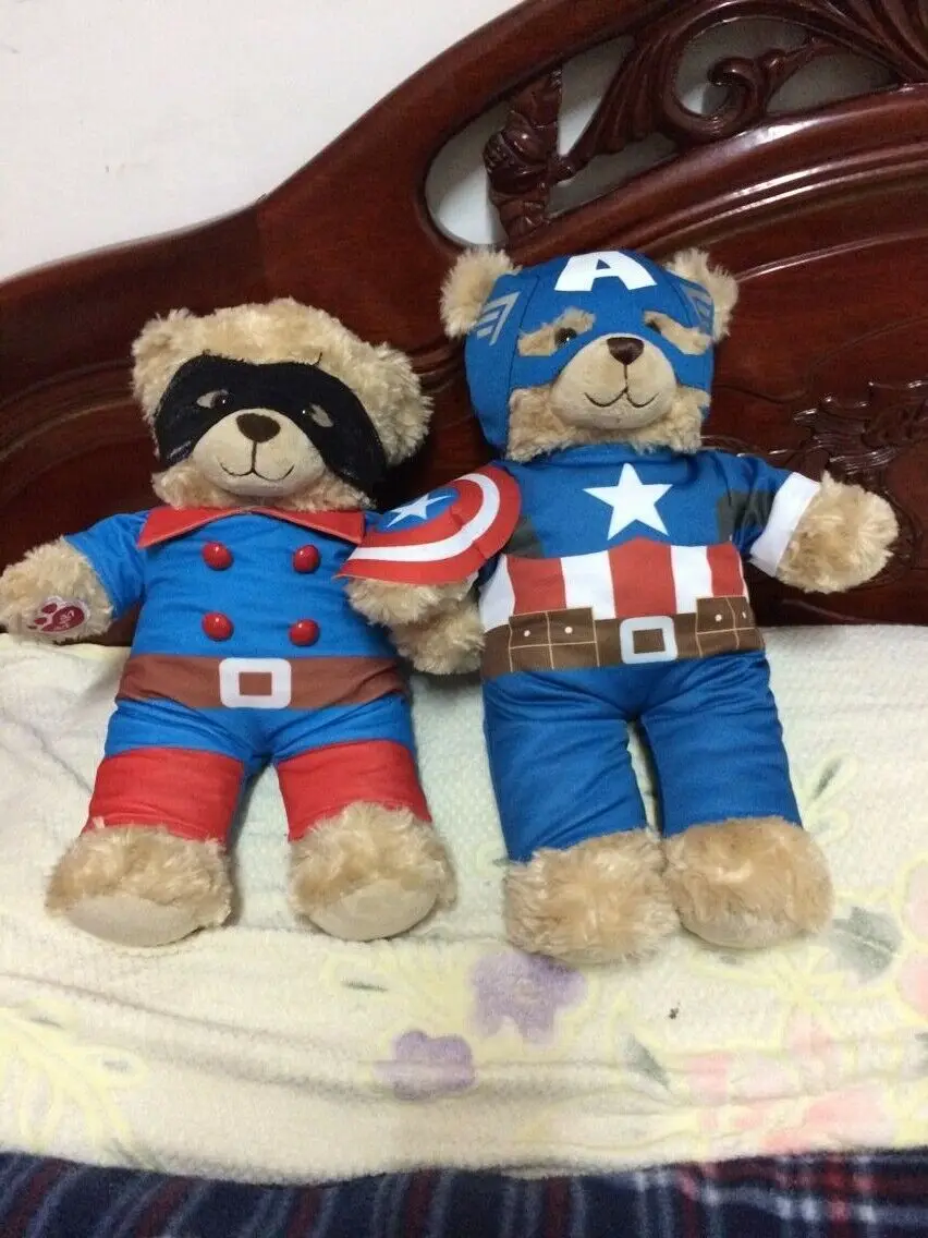 Marvel Мстители Зимний Солдат Бакки Капитан Америка Steve Bear плюшевая кукла мягкая игрушка подарок Горячая ограниченная Милая креативная редкая