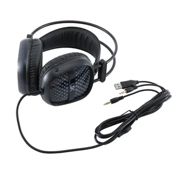 

9D Surround Head-mounted Gaming Headset Gamer Stereo Earphone With Microphone HIFI Internet PC Computer Home Foldable Headphone