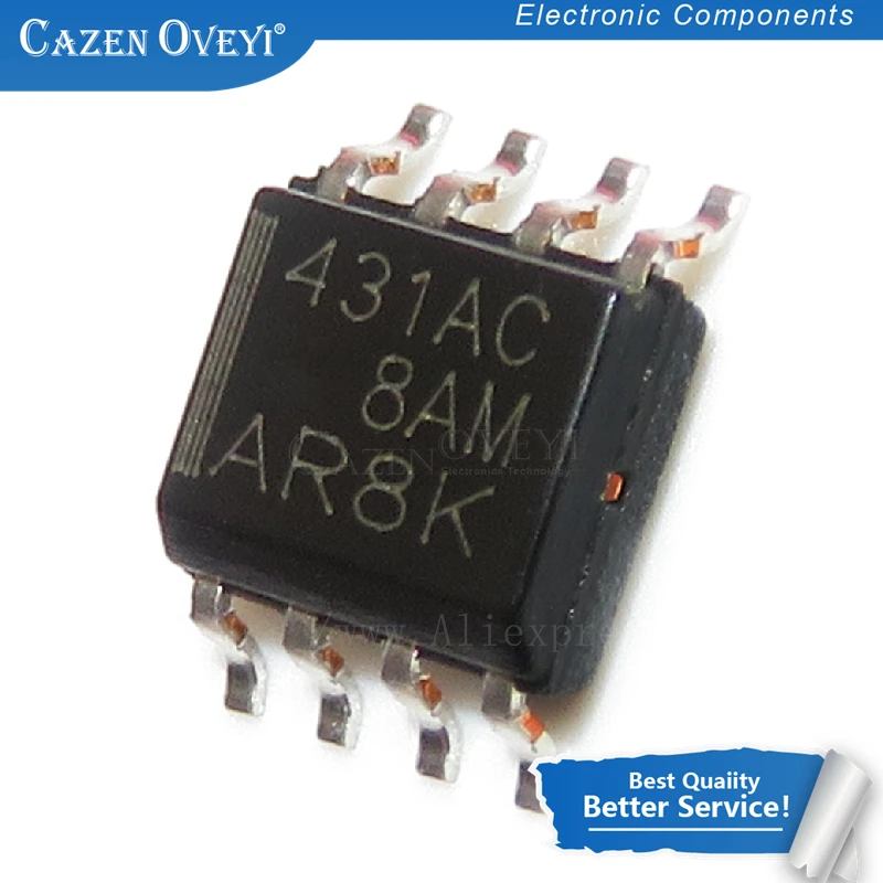 

10 шт./партия TL431ACDR SOP8 TL431AC SOP 431AC SMD новая и оригинальная фотография