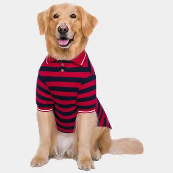 

Pet 4 Legged Stripe Dog Shirt Dog Clothes For Small Dogs Summer Labrador T-shirt Puppy Vest Pet Outwear Dog Clothes