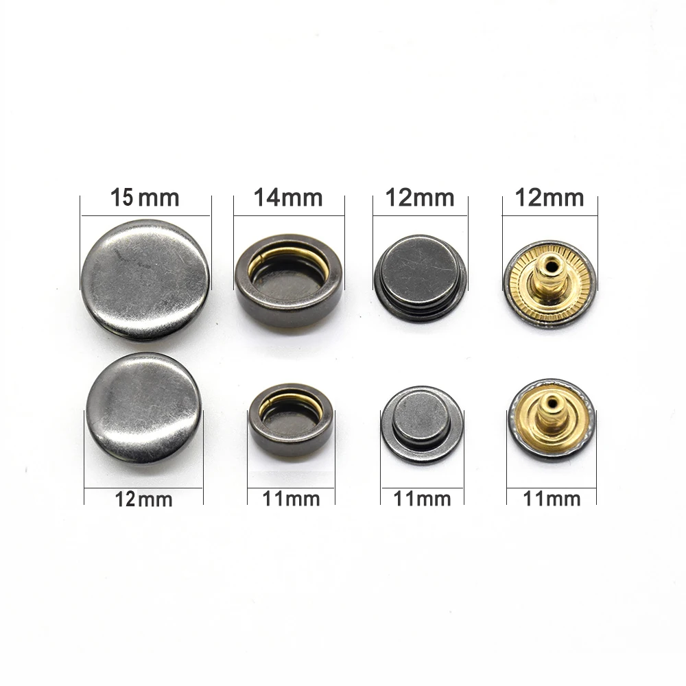 20sets Brass Snaps fasteners installation molds Sewing snaps tools Coat metal  snaps Jacket buttons Wallet buckle Metal Rivets - AliExpress