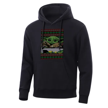 

Movie men's Sweatshirt Ashion Fcrewneck Sweatshirts Kawaii Baby Yoda Print Funny Graphic Hoody Loose Fit Unisex Hooded